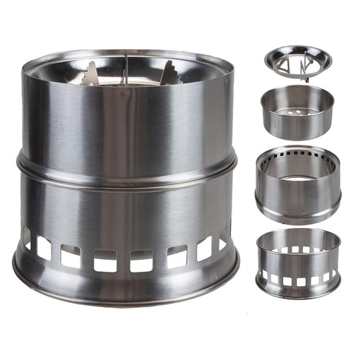 Portable camping stove - portable, solid