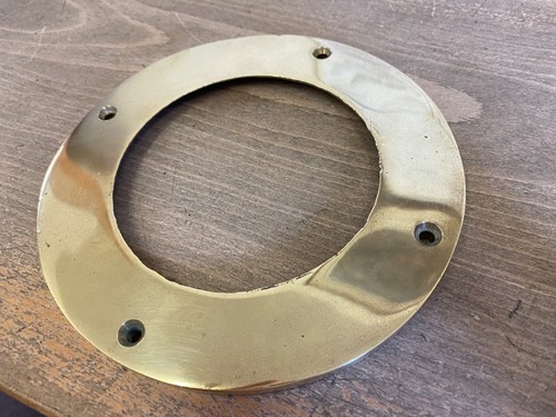 Solid brass trim ring for