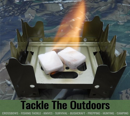 Folding steel solid fuel stove - solid,