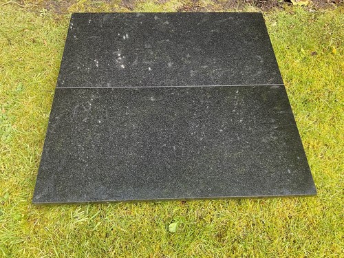 Granite stove hearth - hearth, x