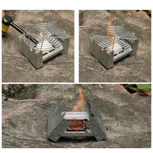 Portable camping alcohol - camping, stove